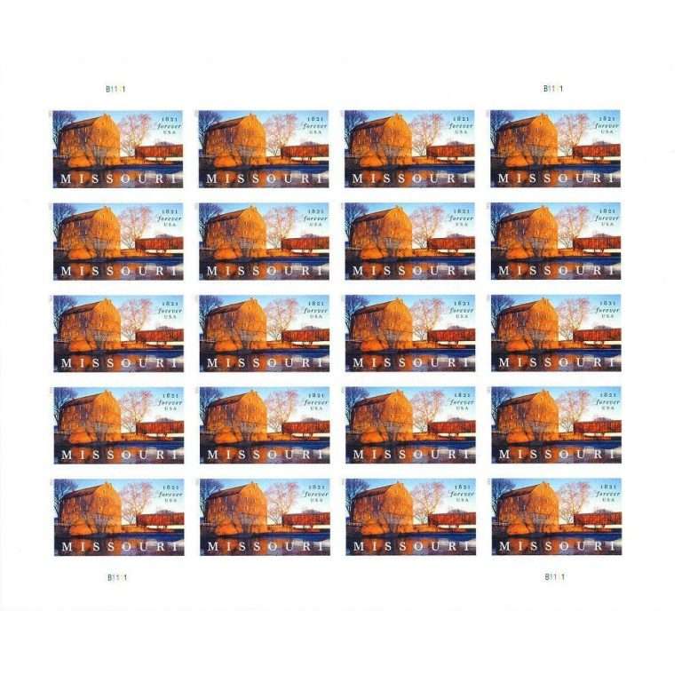 Missouri Statehood 2021 Stamps