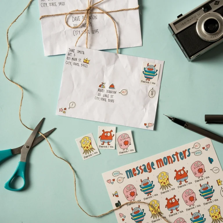 Message Monsters Forever Stamps