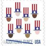 2017-Uncle Sams Hat Stamp Additional Ounce Postage Stamps