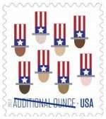 2017-Uncle Sams Hat Stamp Additional Ounce Postage Stamps