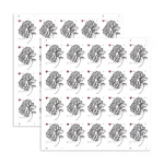 2015 Engraved Vintage Rose Forever First Class Stamps