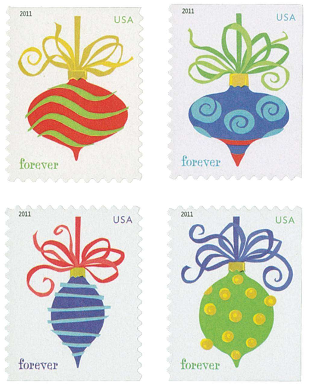 Holiday Baubles 2011 Forever Stamps