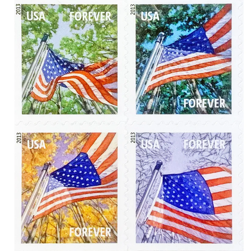 2013 A Flag for All Seasons Forever First Class Postage Stamps