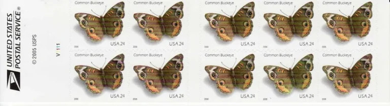 2006 Common Buckeye Butterfly First Class Postage Stamps