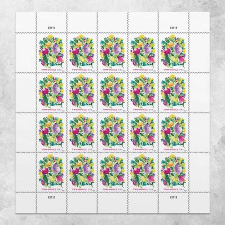 2024 Wedding Blooms Two Ounce Forever First Class Postage Stamps