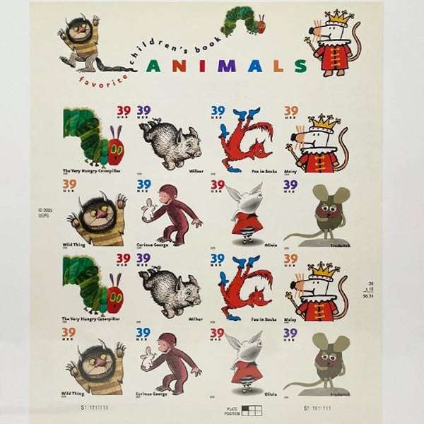 2005 Favorite Children's Book Animals Stamps