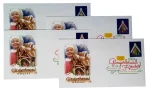 Contemporary Christmas: Gingerbread Houses Forever Stamps