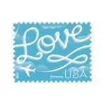 2017 Love Series: Airplane Skywriting Love Forever First Class Postage Stamps