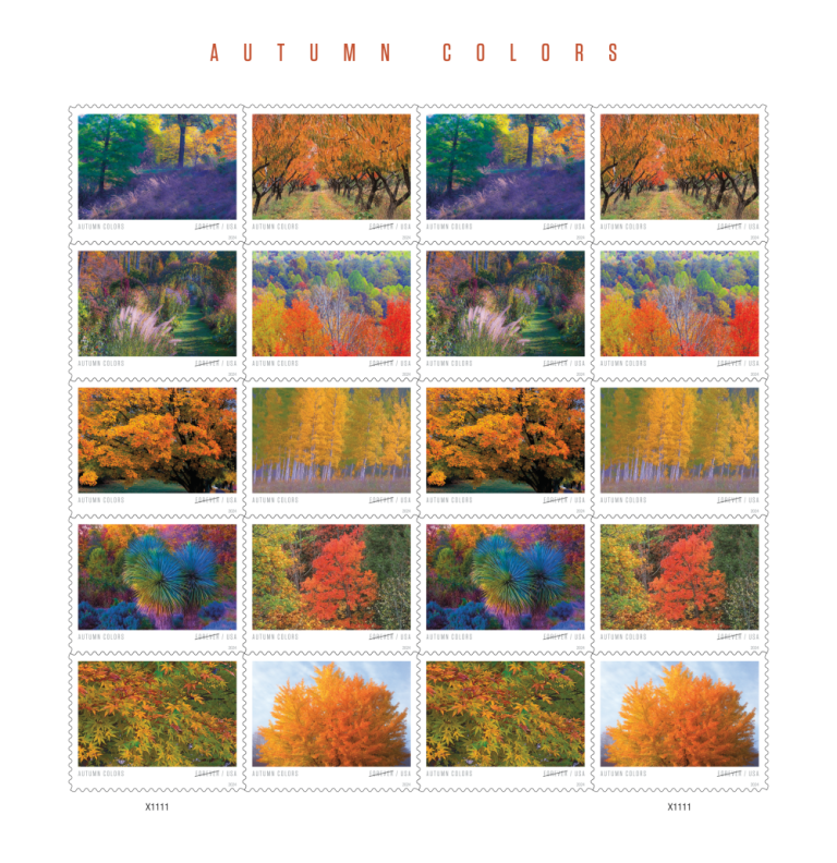 2024 Autumn Colors Stamps