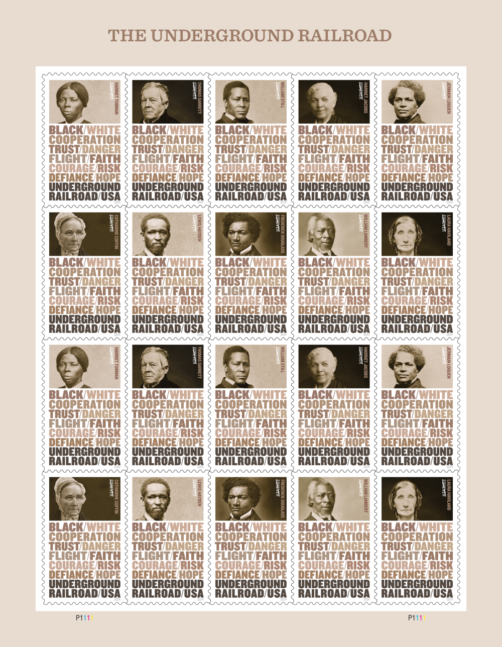 The Underground Railroad 2024 Stamps