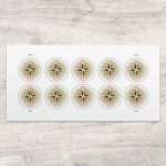 Global: 1794 Compass Rose Stamps