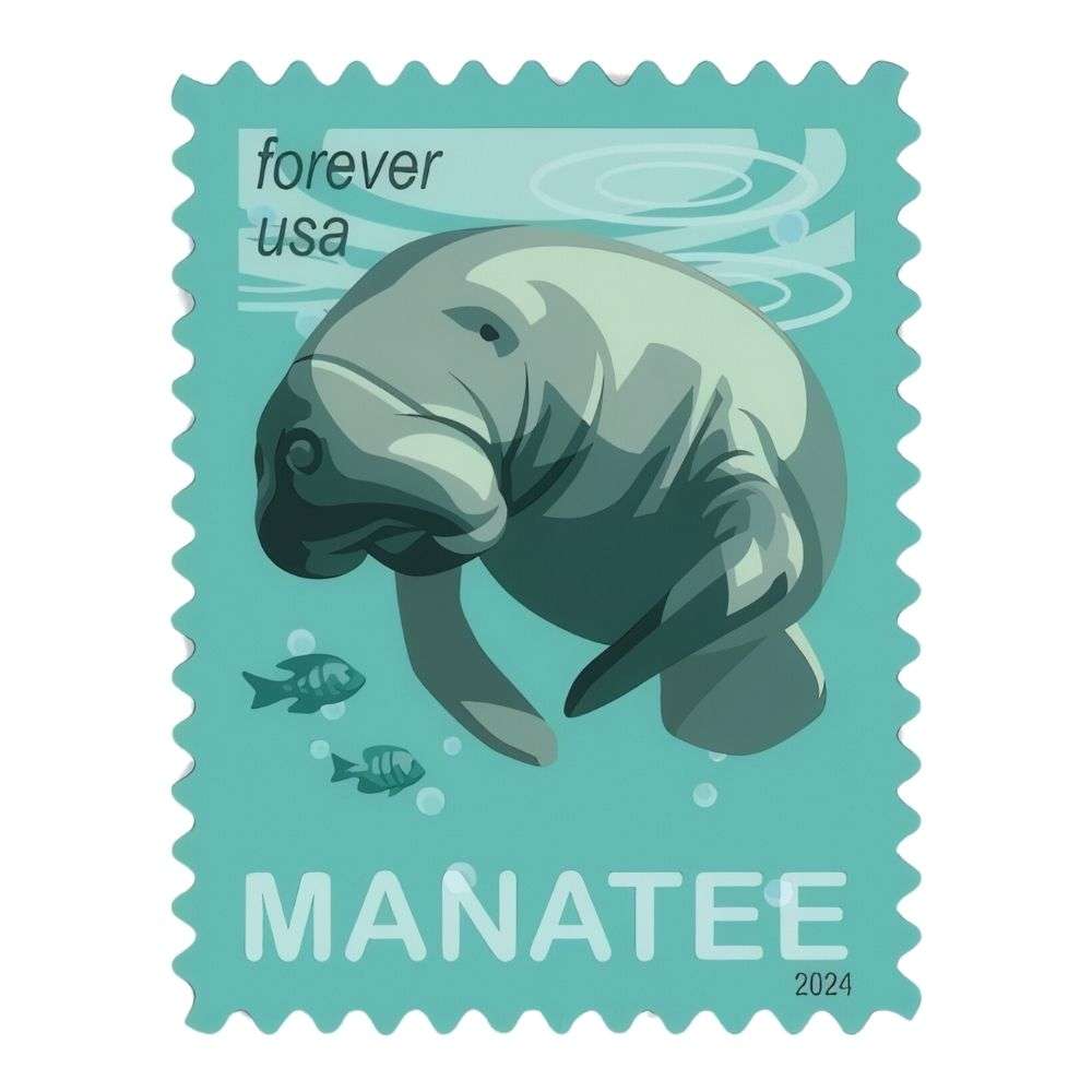Save the Manatees 2024 Stamps
