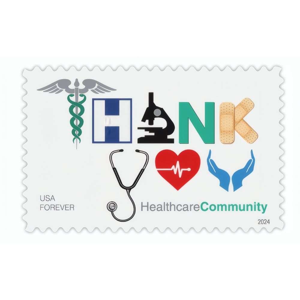 Thank You, Healthcare Community 2024 Stamps