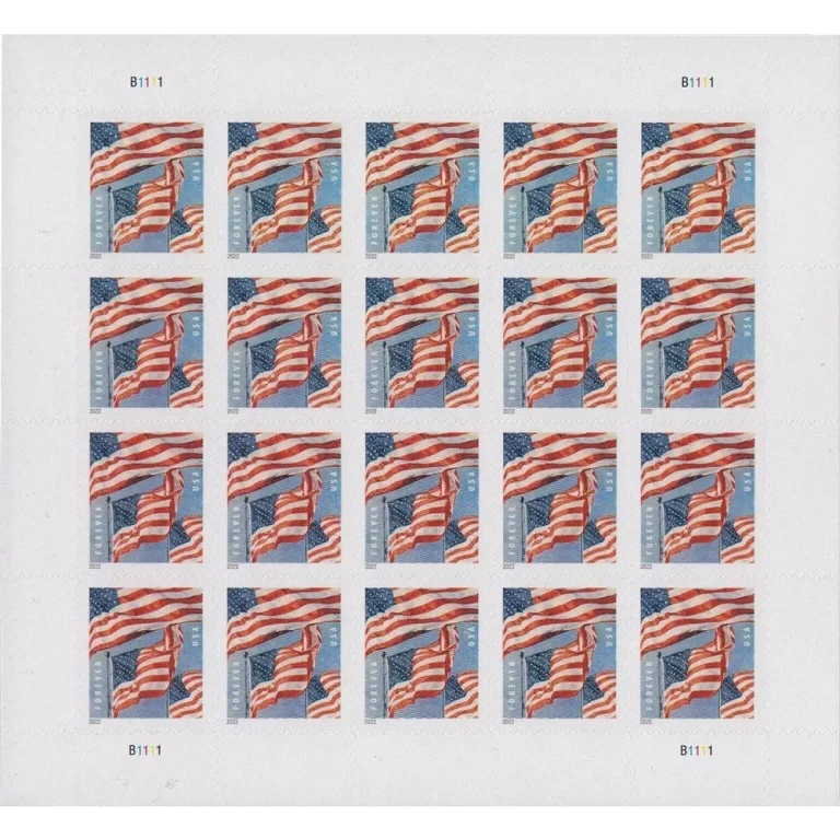 U.S. Flag 2022 Forever Stamps_Sheets