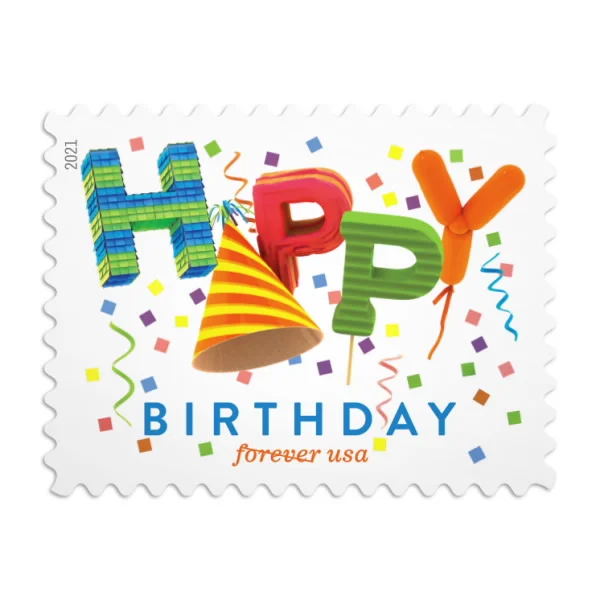 Happy Birthday Forever Stamps