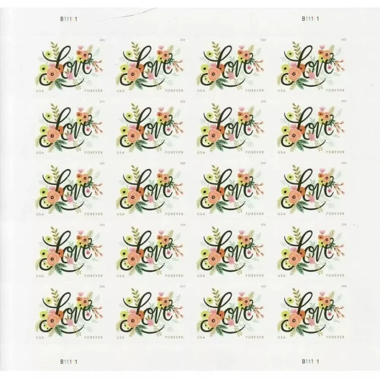 Love Flourishes Forever Stamps