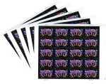 Neon Celebrate Forever Stamps