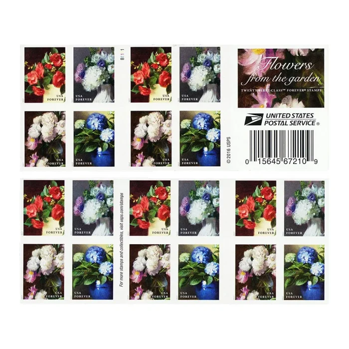 Flowers From The Garden Forever Stamps - Sales Forever Stamps