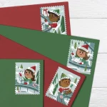 Holiday Elves Forever Stamps