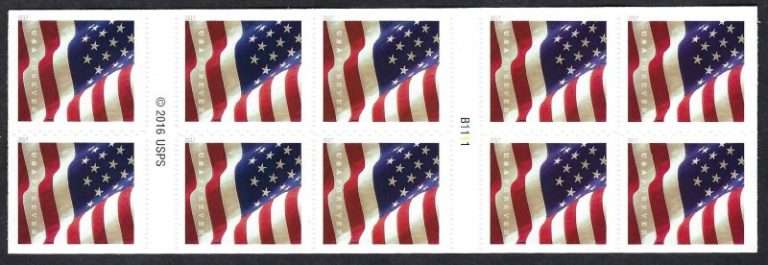 Flag 2017 Booklet Stamps