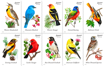 Songbird 2014 Stamps