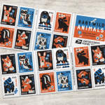 2025 Baby Wild Animals Forever Stamp Books – 100 Stamps
