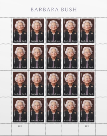 2025 Barbara Bush Forever Stamps – 100 Stamps
