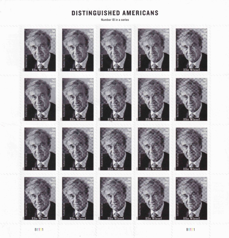 2025 Elie Wiesel Two-Ounce Stamps – 100 Stamps