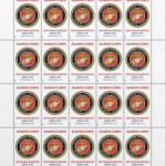 2025 U.S. Marine Corps 250th Forever Stamps – 100 Stamps