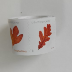 2025 Vibrant Leaves Postcard Stamp Roll – 100 Stamps
