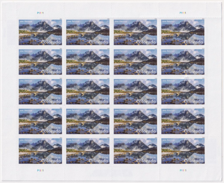 2026 Colorado Statehood Forever Stamps – 100 Stamps