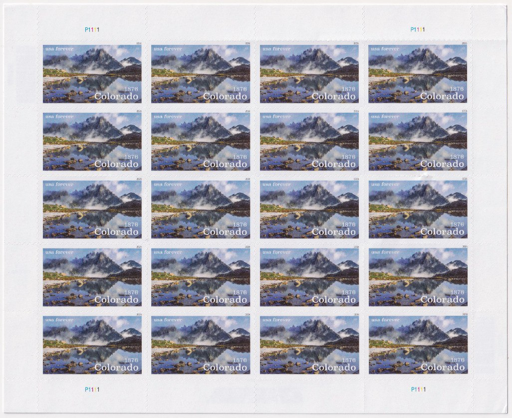 2026 Colorado Statehood Forever Stamps – 100 Stamps