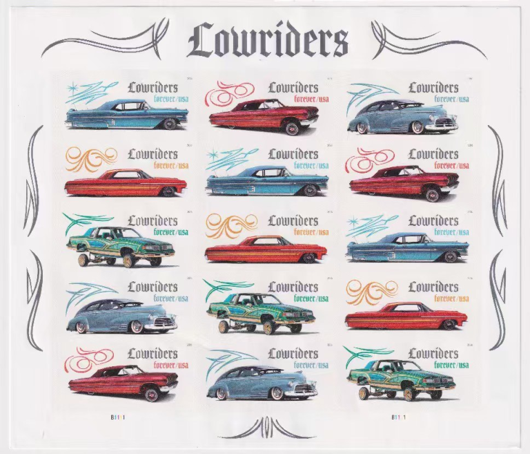 2026 Lowriders Forever Stamps – 75 Stamps