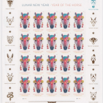 2026 Lunar New Year: Year of the Horse Forever Stamps – 100 Stamps