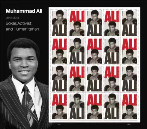 2026 Muhammad Ali Forever Stamps – 100 Stamps