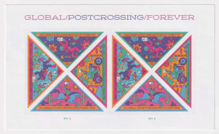 2026 Postcrossing Global Forever Stamps – 40 Stamps