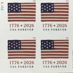 2026 U.S. Flag Forever Stamp Booklets – 100 Stamps